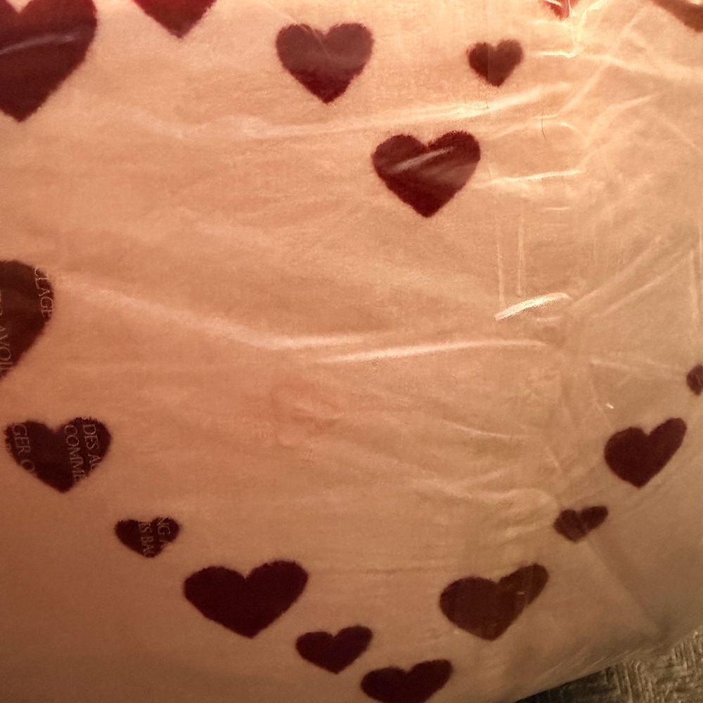 Victoria's Secret Pink 50” x 60” plush blanket NWT
